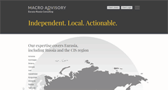 Desktop Screenshot of macro-advisory.com